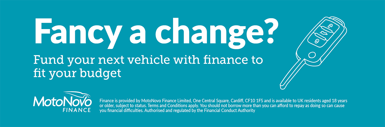 Motonovo Fancy A Change Banner 01 - Great Coats Motors Ltd