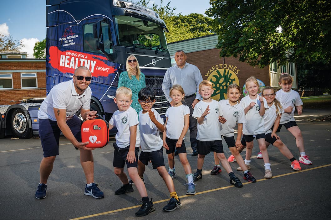 PRIMARY SCHOOL BENEFITS FROM HEALTHY HEART CAMPAIGN