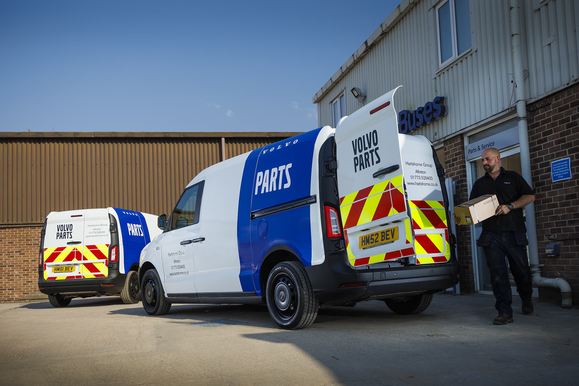 Hartshorne Group takes delivery of electric vans