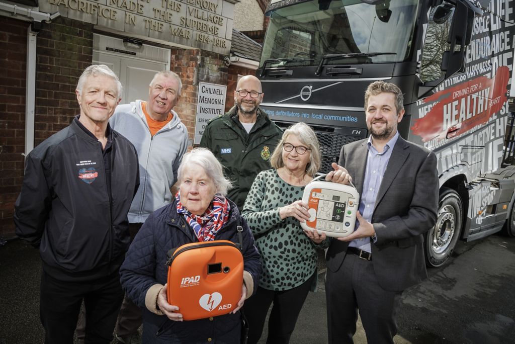 Life-saving heart defibrillator installed at Chilwell Memorial Hall and Institute