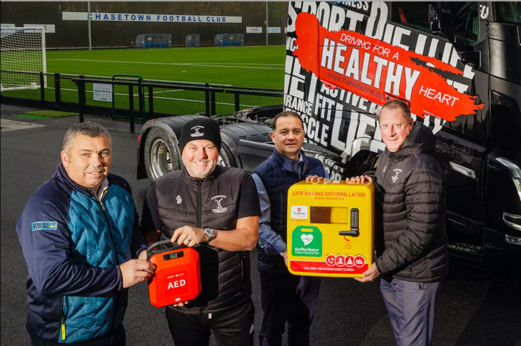 Chasetown FC scores a lifesaver supplied by Hartshorne Group