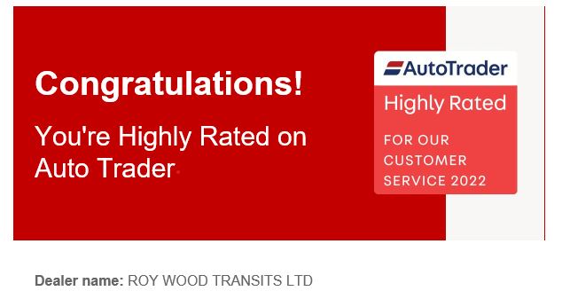 Highly Rated on Auto Trader