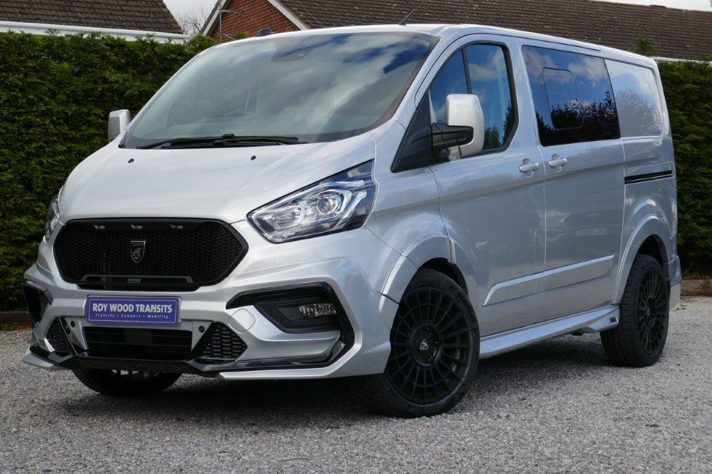 Practicality meets style for Andy &amp; Catherine who found our Transit Custom 6 seat double cab in van, but it didn’t stop there!