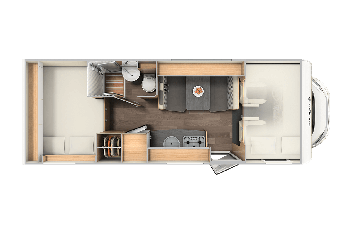A70 Floor Layout - Cara Motorhomes