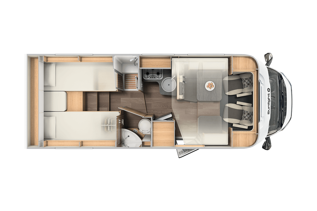 Mj22 Sunlight T68 - Cara Motorhomes