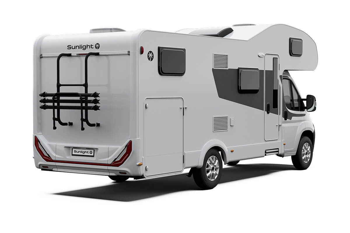 Sl A70 Ext Citroen Bj25 Serie White Greentrail Ext Cam5 Hinten R - Cara Motorhomes