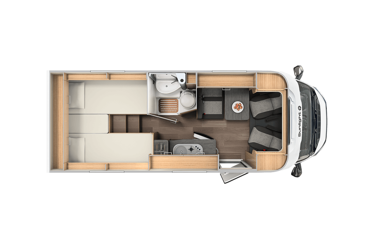 Mj22 Sunlight V66 - Cara Motorhomes