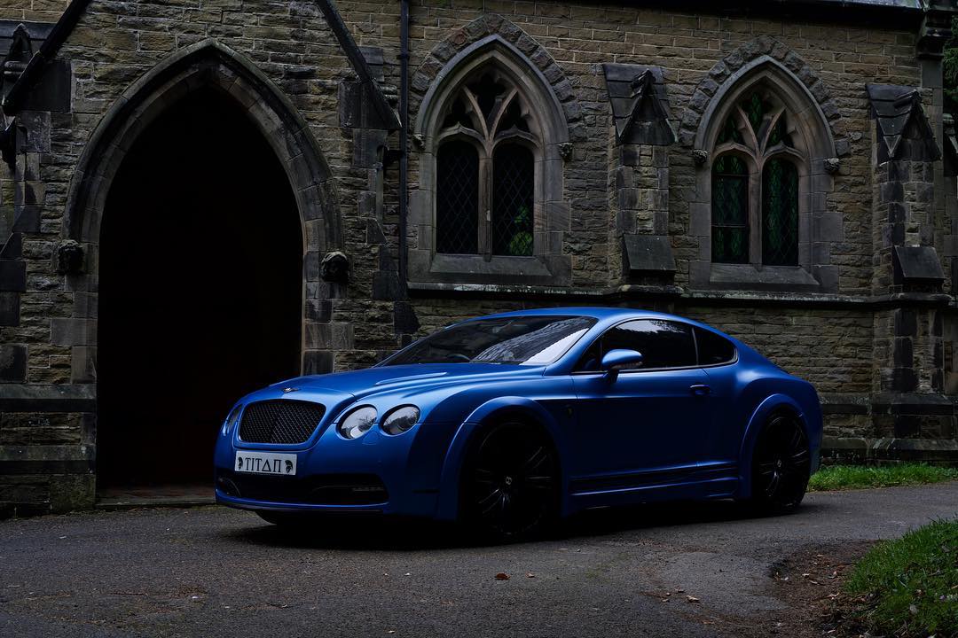 Bentlet Gt Matte Blue  - Benz Bavarian Limited
