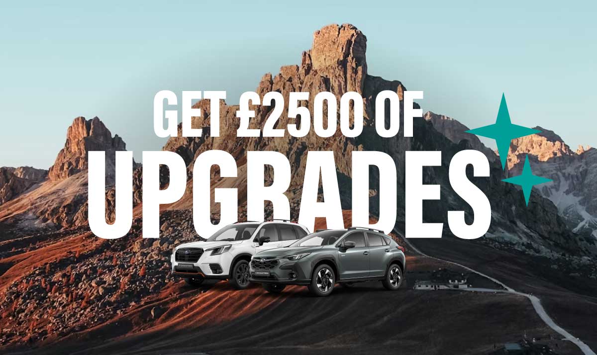 Get £2500 of Upgrades &amp; Extras on a New Subaru