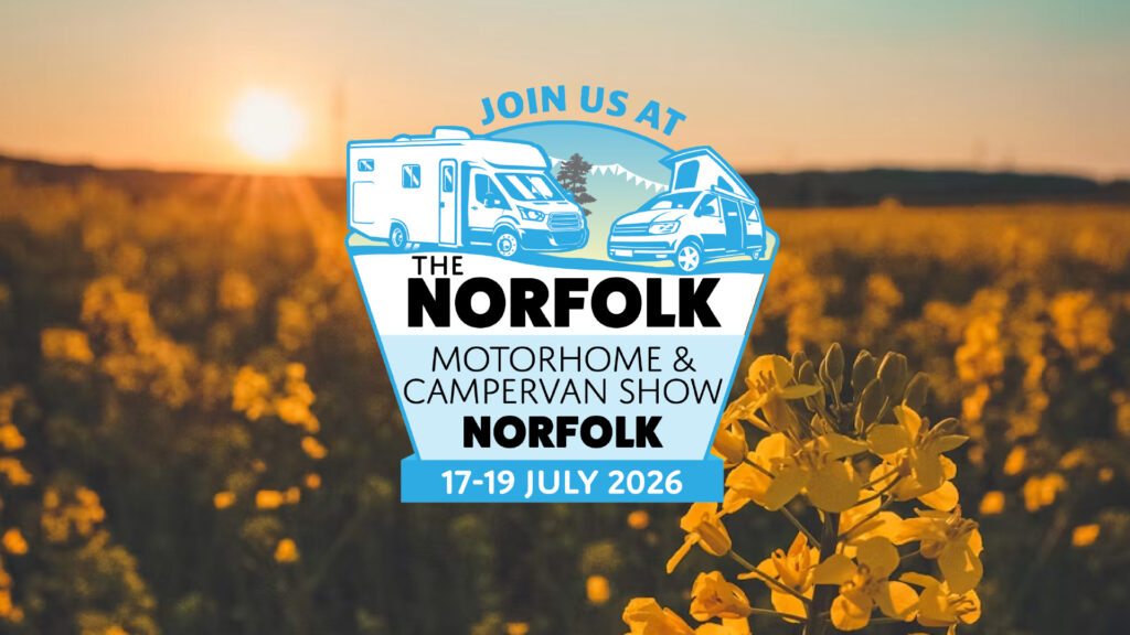 Join Geoff Cox Leisure at the Norfolk Motorhome &amp; Campervan Show – 17th to 19th July
