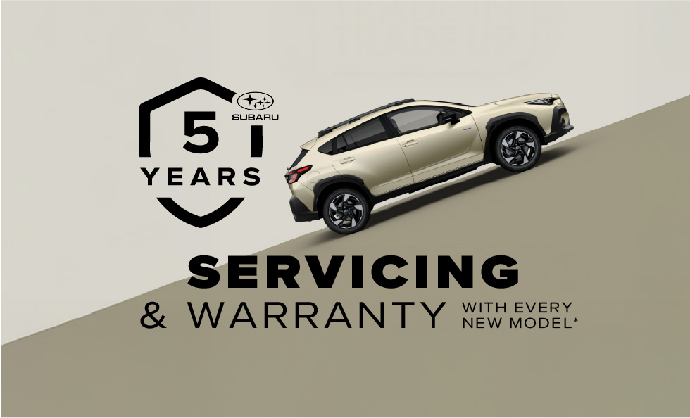 

    5 Years Enhanced Aftercare Included with a New Subaru

    5 Years servicing, warranty and MOT upgrades with every new Subaru. Plus save an additional £1000 when you trade in any existing car.
    
    Find out more
