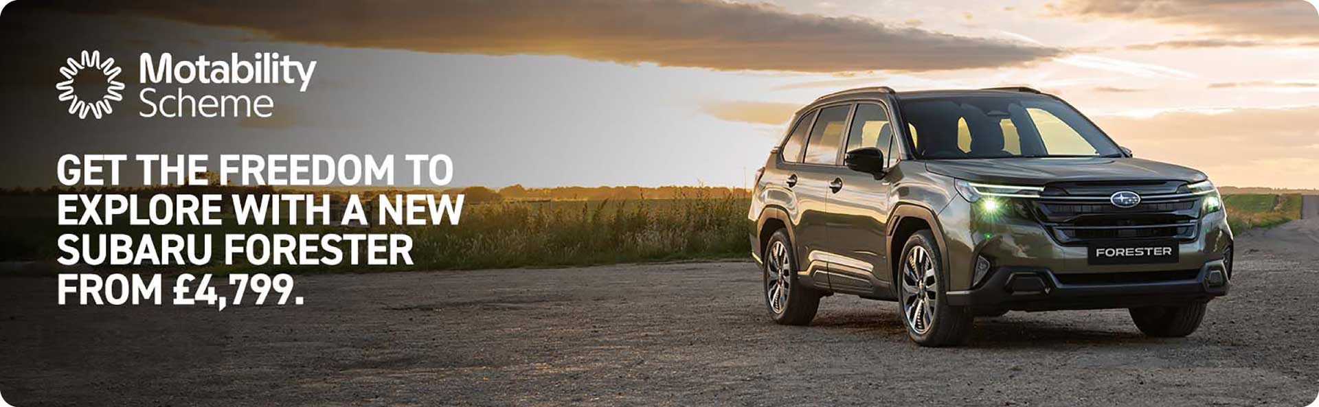 Subaru Motability Scheme - Geoff Cox