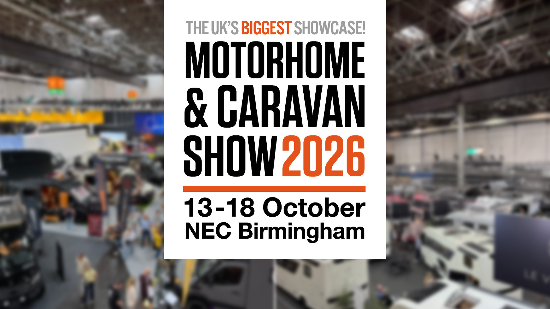 What to Expect at the NEC Motorhome & Caravan Show 2026