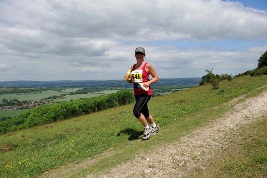 An Exhausted Shan completes South Downs Marathon – Harbour Cars