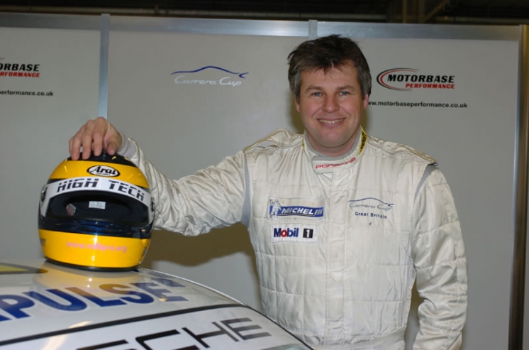 Tim Harvey joins Michael Caine at Motorbase – Harbour Cars