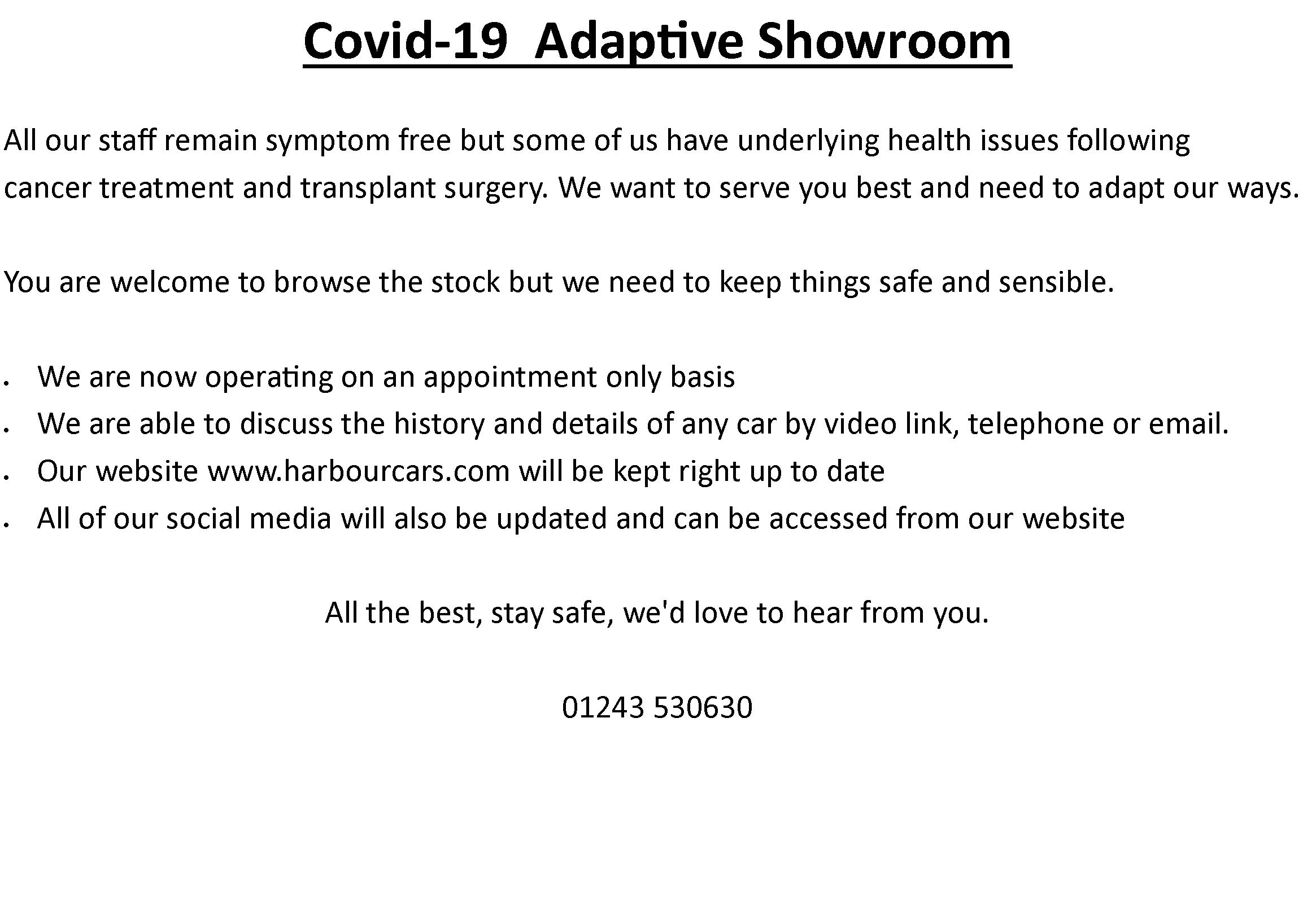 Covid-19 Adaptive Showroom