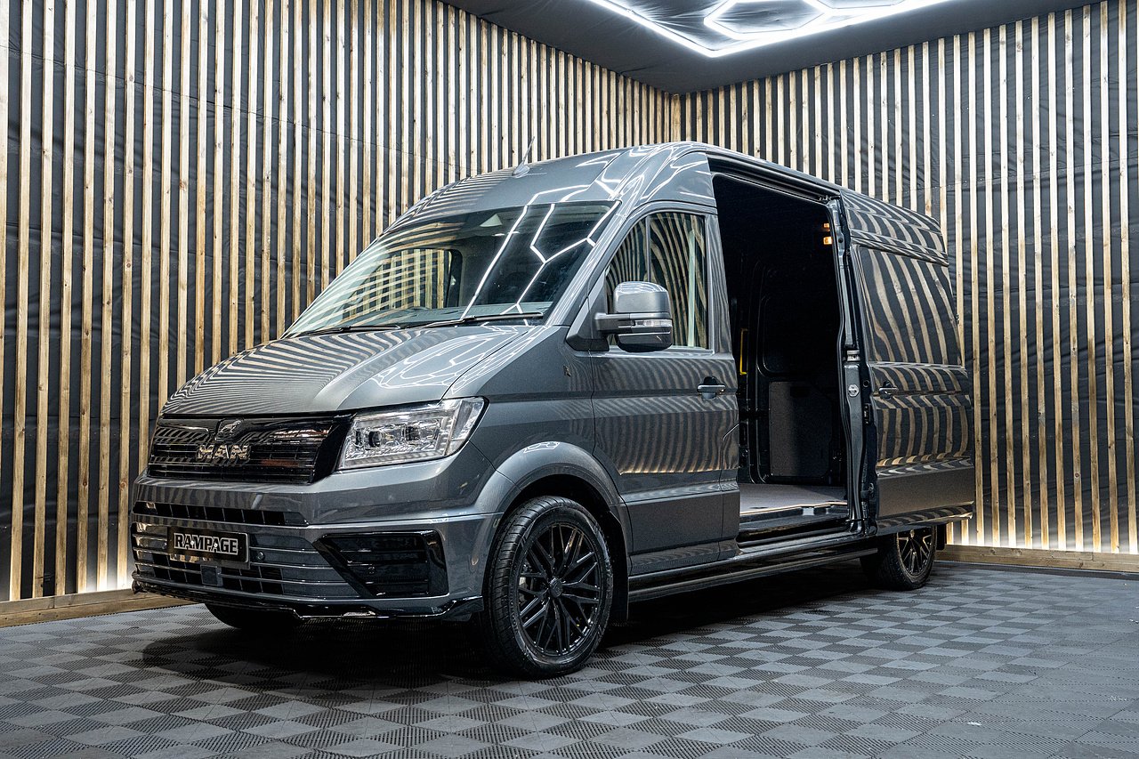 Man Tge 3.140 Mwb Panel Van Doors Open - Rampage Vehicles
