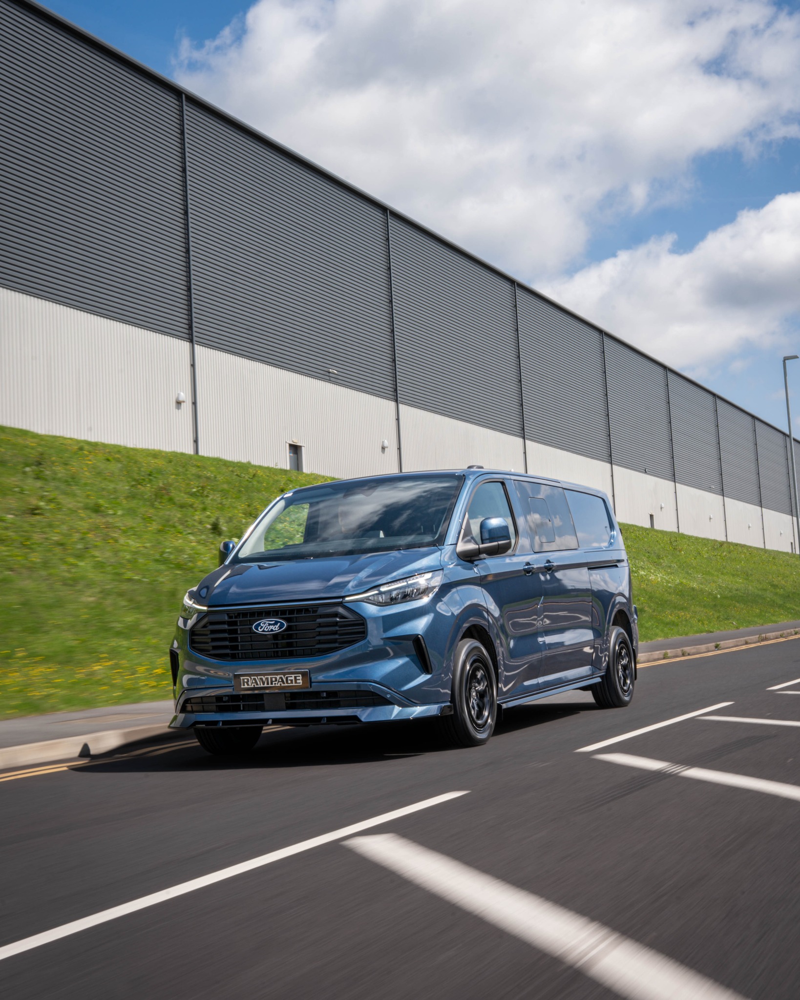 Blue Ford Transit Custom Van Finance - Rampage Vehicles
