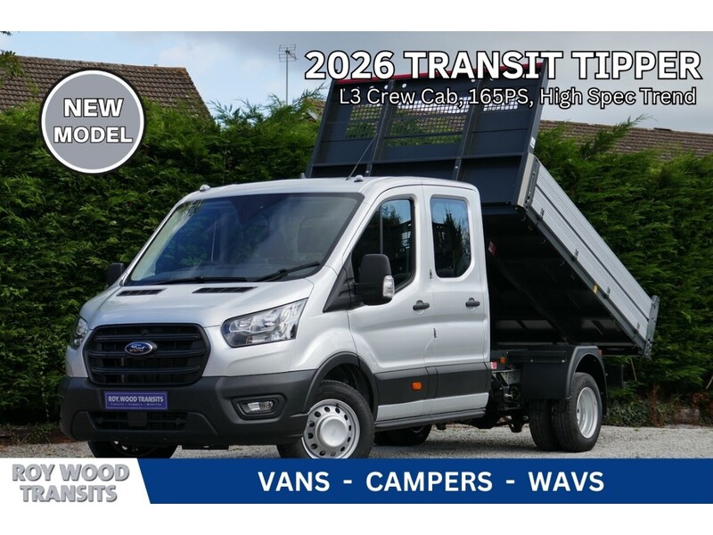 2026 Ford Transit Tipper Crew Cab Van - Roy Wood Transits