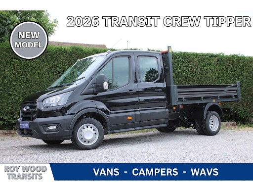 2026 Ford Transit Crew Cab Tipper Truck - Roy Wood Transits