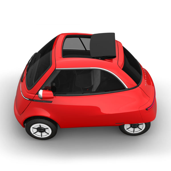Microlino Dolce Milano Red Sunroof 2000x - Central GB Ltd