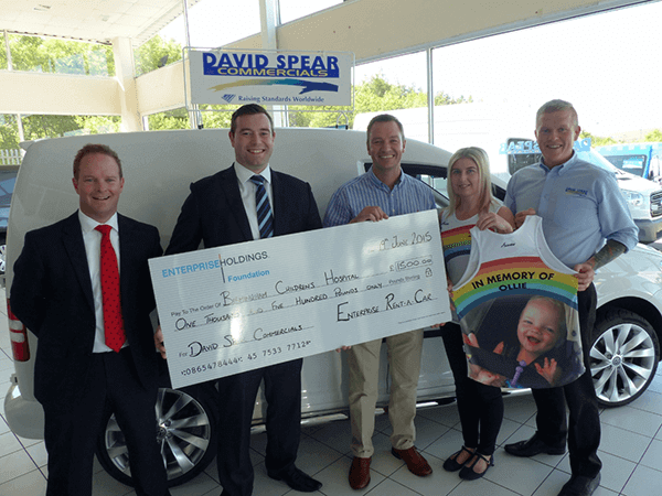DSC and Enterprise team up to support Team Ollie and the Birmingham Children’s Hospital