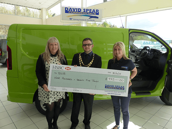 David Spear Commercials Charity Year 2015 “DCS Supporting the RNIB” Campaign, raising money for the Royal National Institute of Blind People