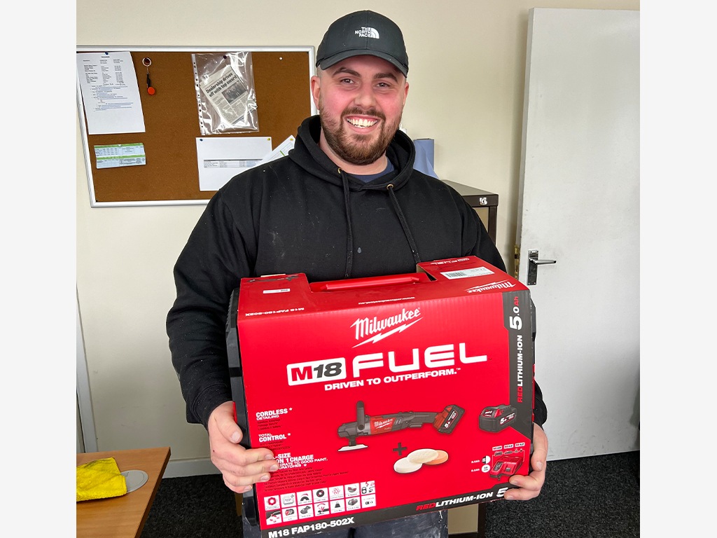 Milwaukee machine polisher