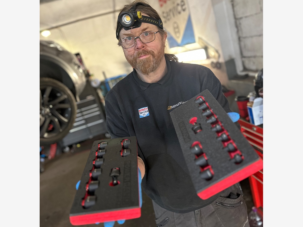 Two sets of impact sockets
