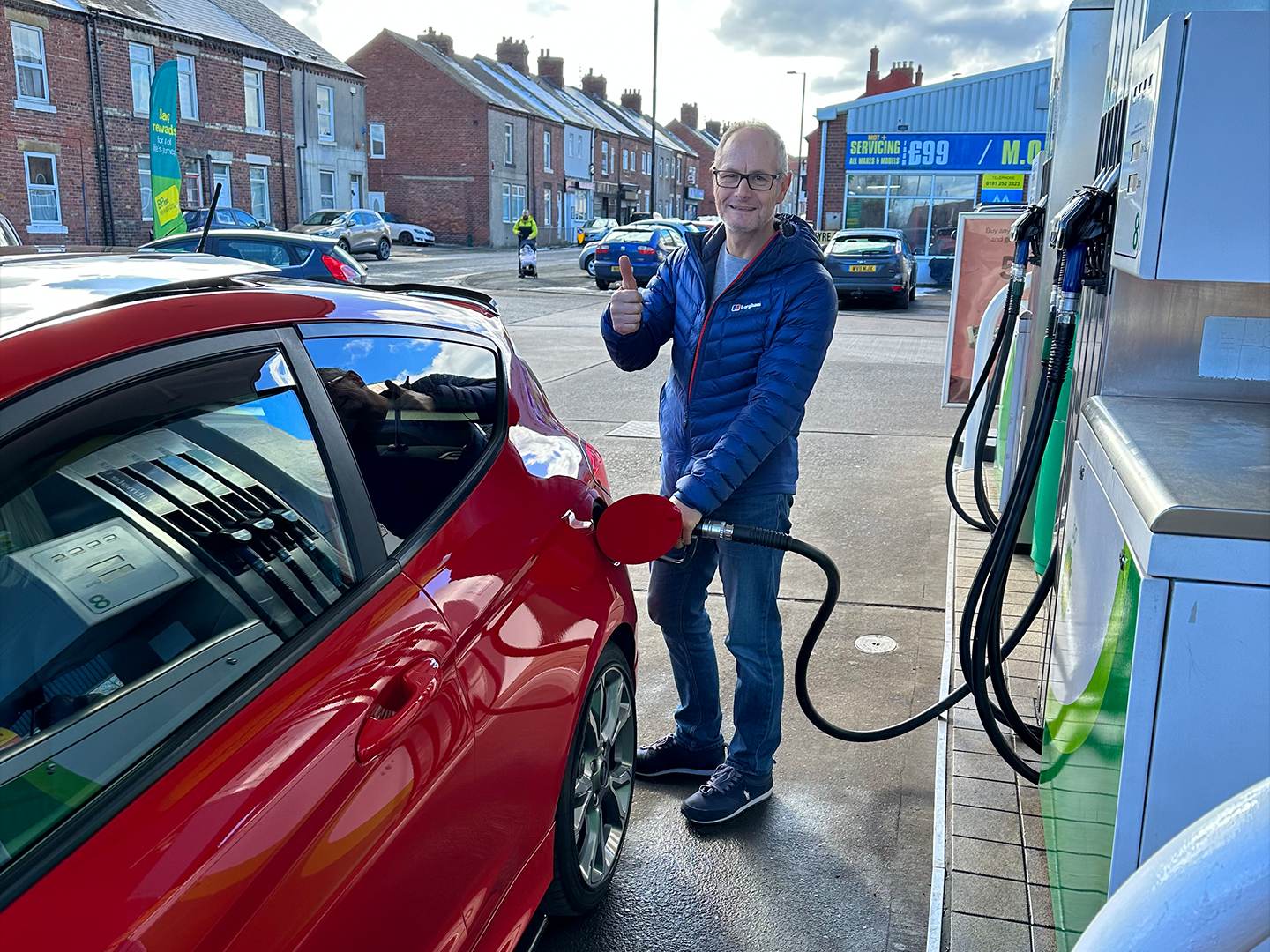 Free tank of fuel