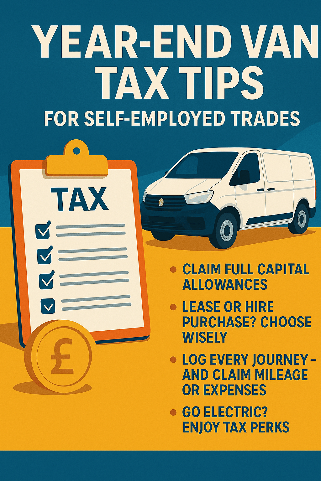 Year-End Van Tax Tips for Self-Employed Trades Across Merseyside