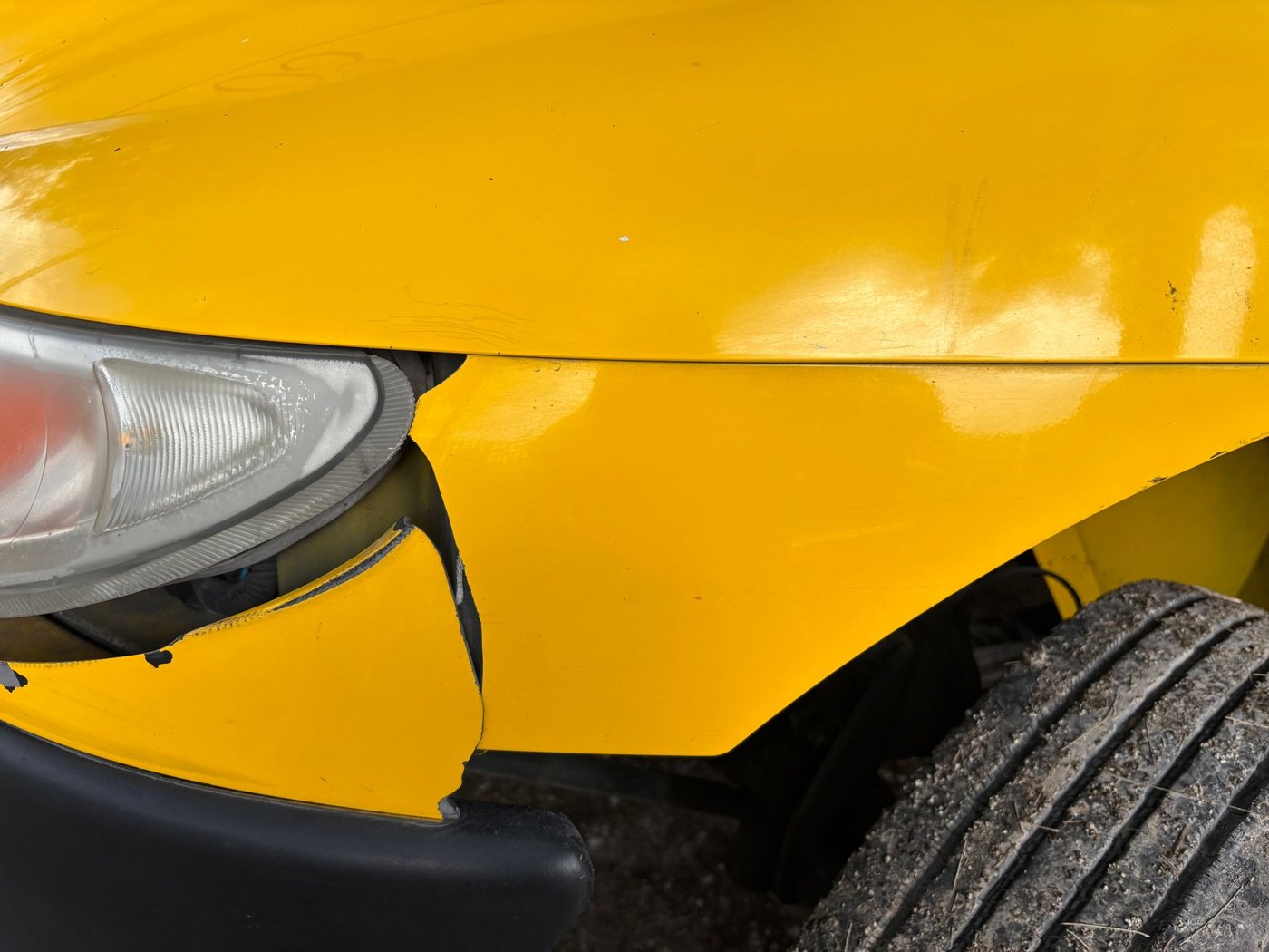 Selling a damaged van