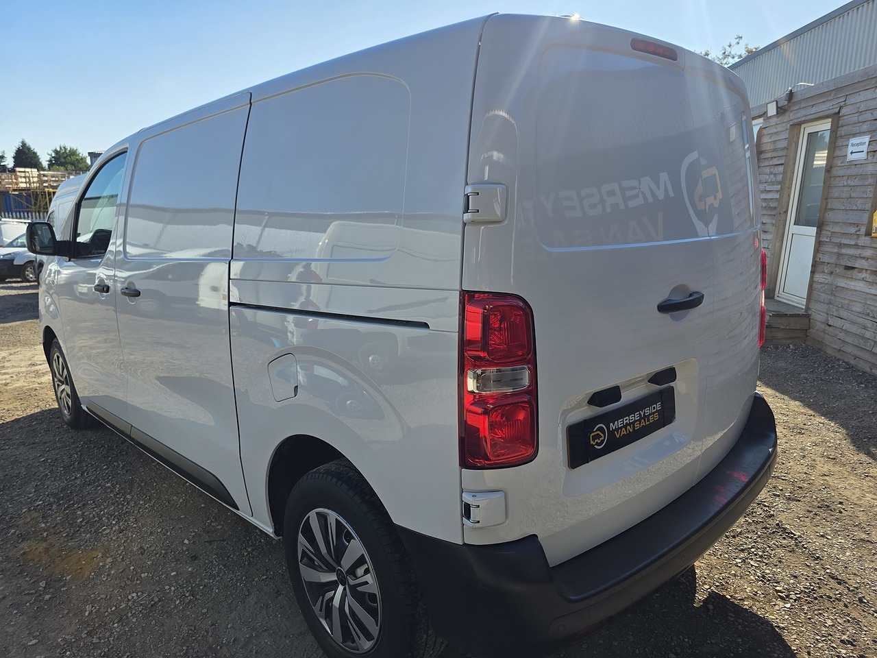 Citroen Dispatch medium panel van parked on our own forecourt