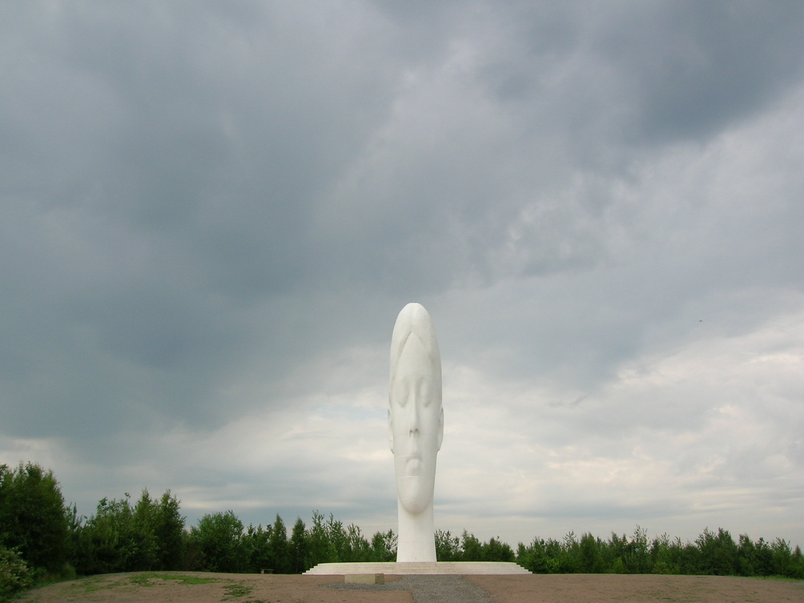 The Dream sculpture on the old Sutton Manor colliery site in St Helens
