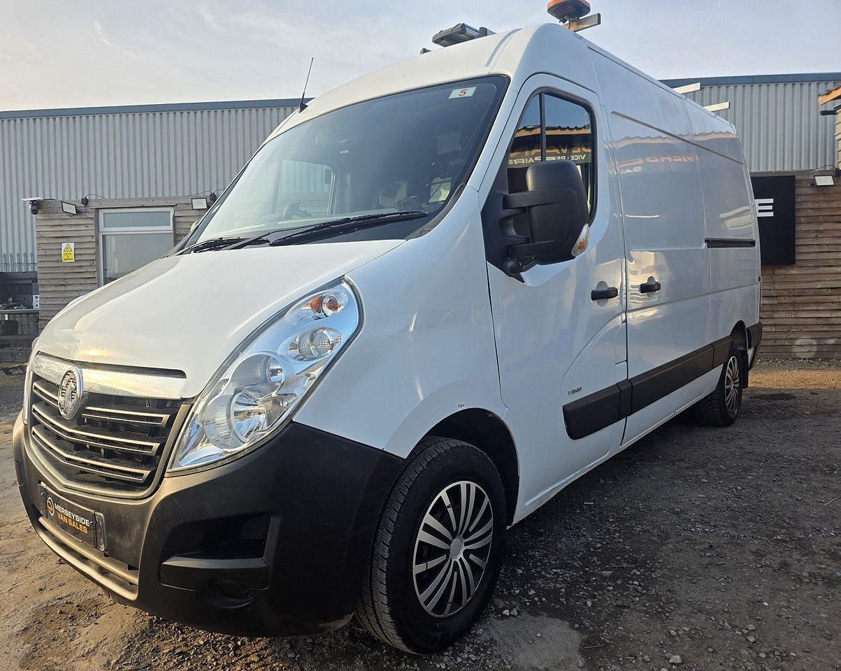 Vauxhall Movano large panel van parked on our sales forecourt