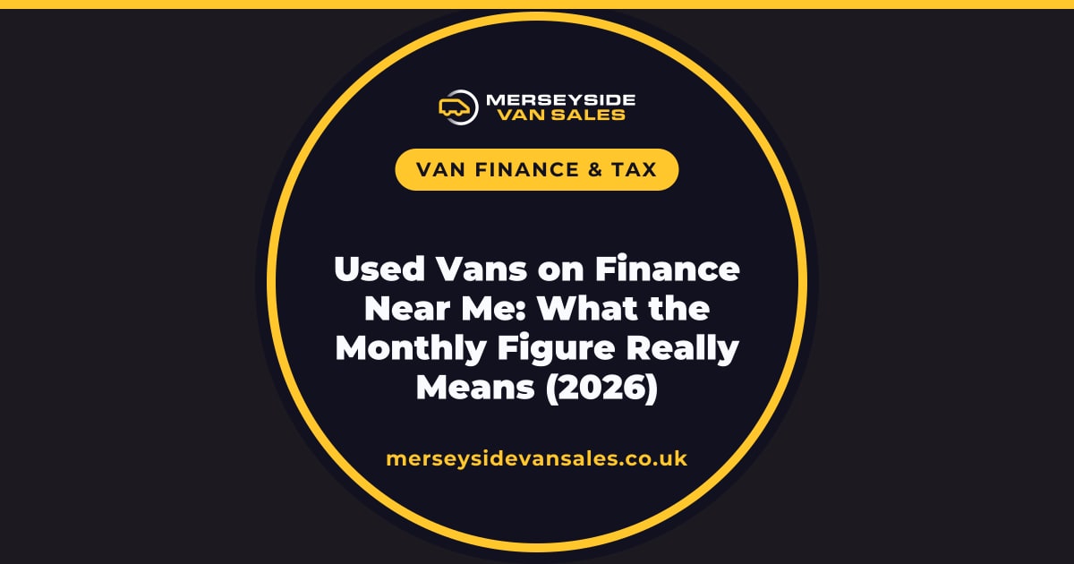 Buying a Used Van on Finance: What the Monthly Figure Means