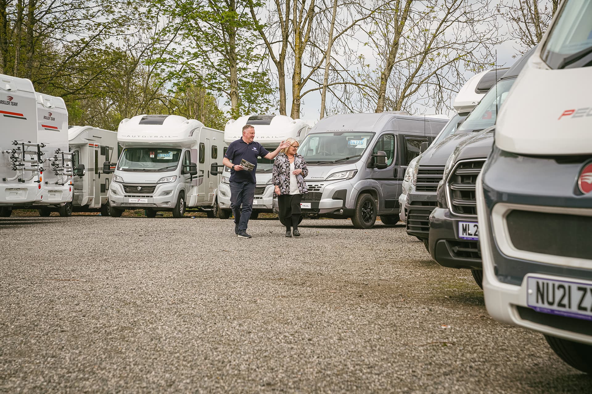 Tmc Forecourt Motorhomes And Staff (1) - Tottington Motor Company