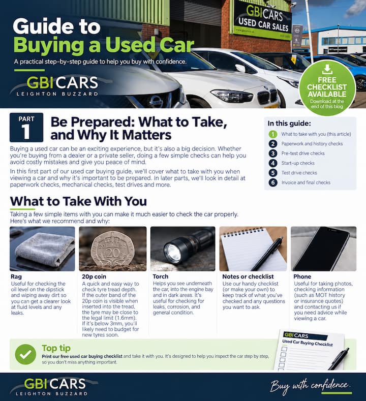 Guide to buying a used car