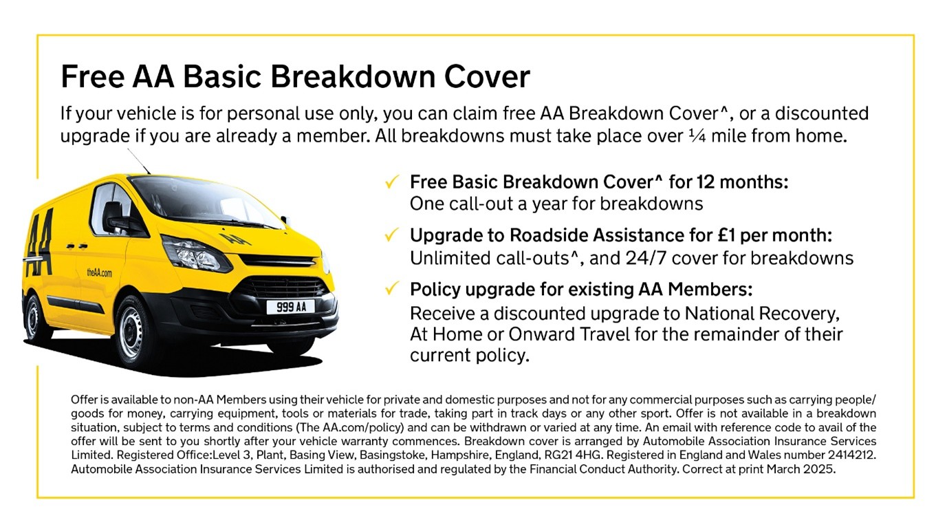 Free Aa Basic Breakdown Cover - S & R Motors (Greenbridge) Ltd