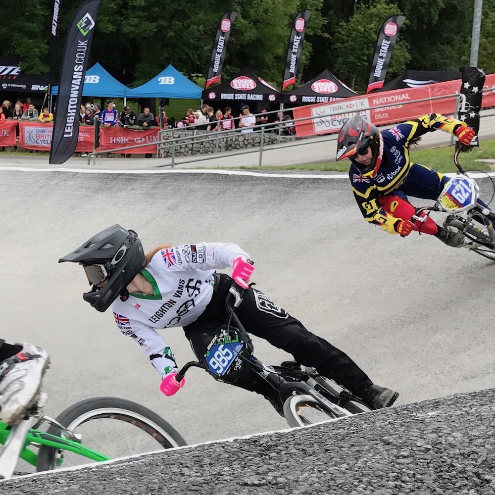 LEIGHTON VANS HOLESHOT AWARD AT ROUND 8 OF THE 2017 NATIONAL BMX SERIES, MANCHESTER.