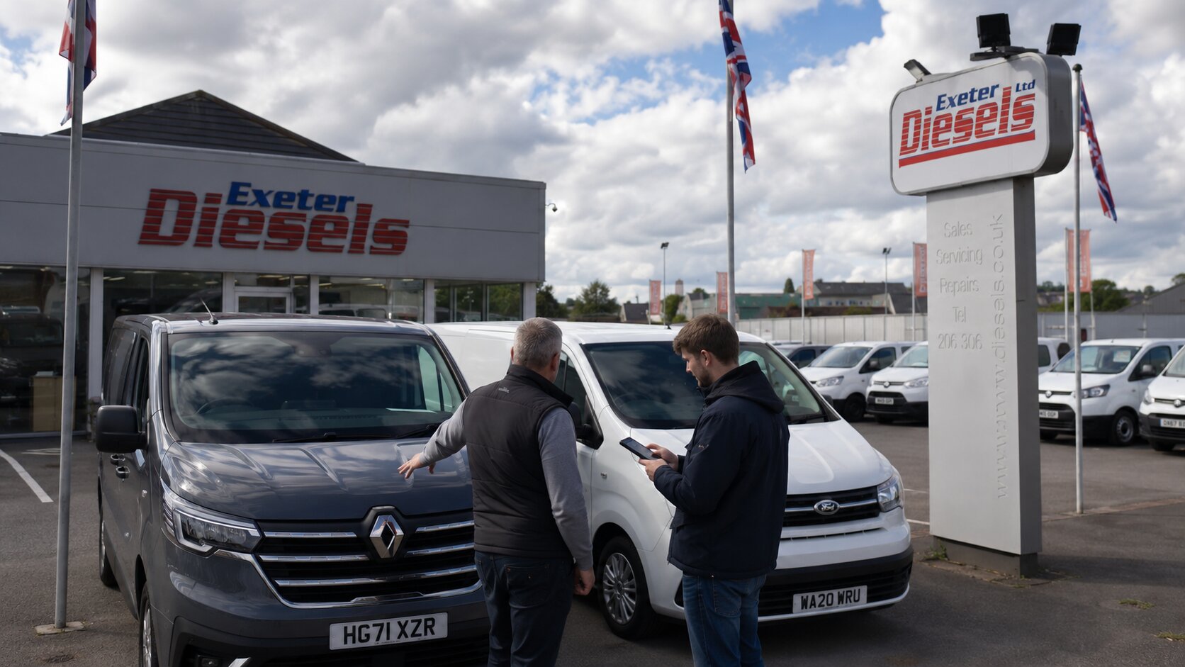 Used Vans in Exeter vs Buying Online Nationally: Pros, Cons, and Hidden Costs