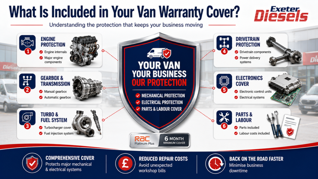 What Is Covered By An Rac Warranty On Used Vans - Exeter Diesels
