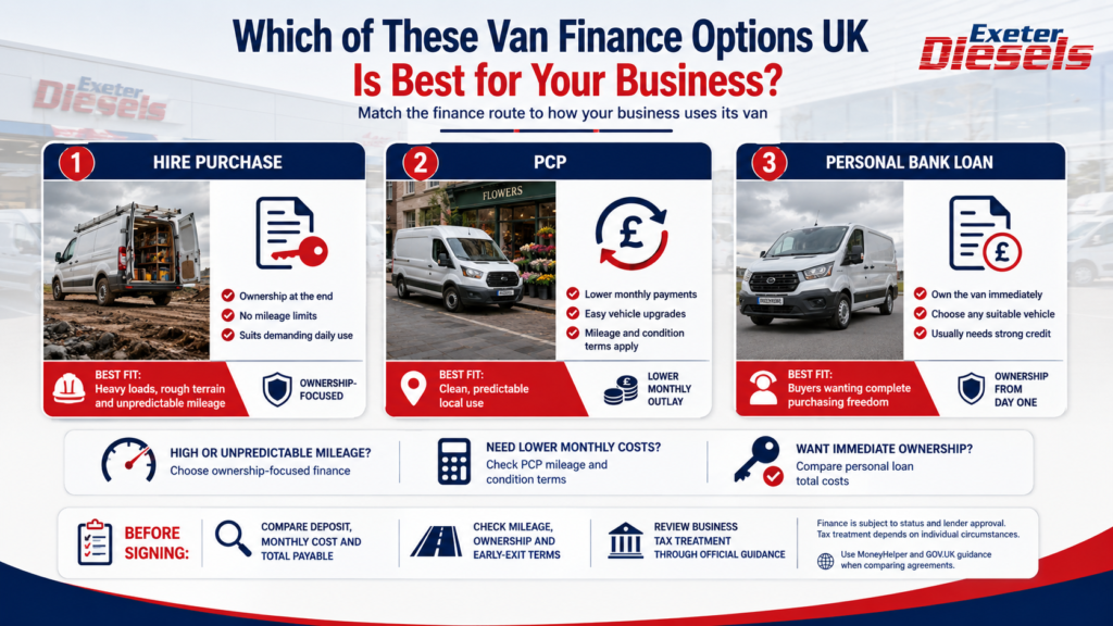 How To Finance A Used Van In The Uk Hp, Pcp Or Personal Loan - Exeter Diesels