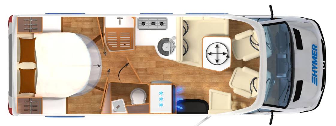 B Class Moderncomfort T 690 Layout