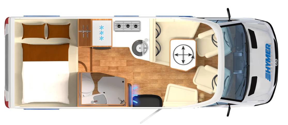 B Class Moderncomfort T 550 Layout