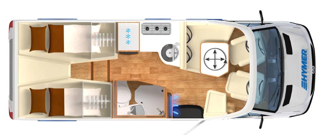 B Class Moderncomfort T 600 Layout