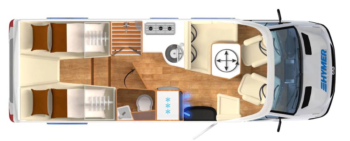 B Class Moderncomfort T 680 Layout