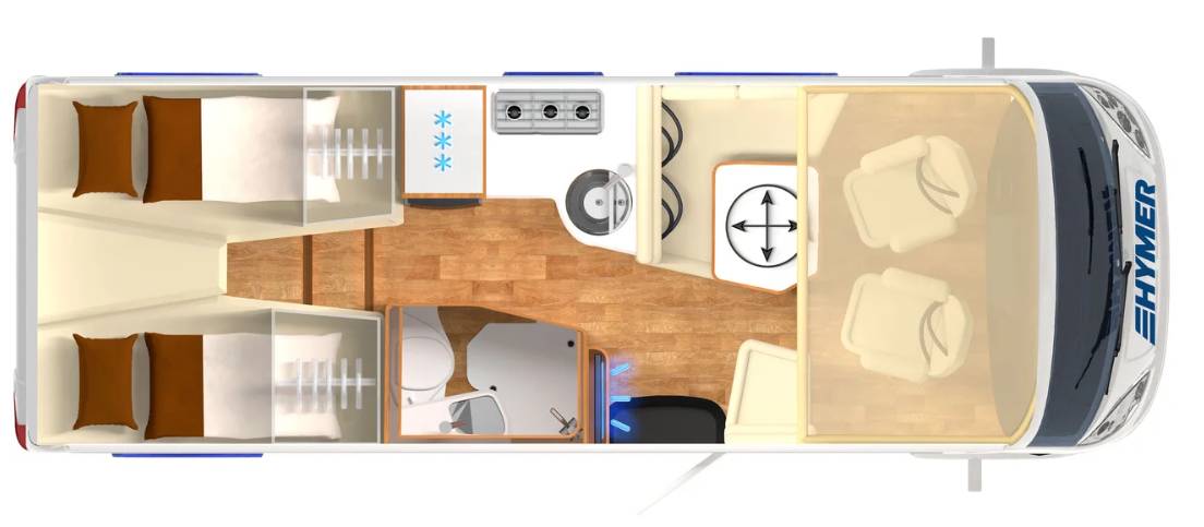 B Mc I 600 Whiteline Layout