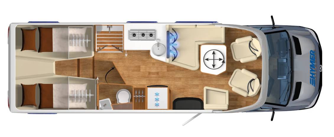 B Class Masterline T 780 Layout