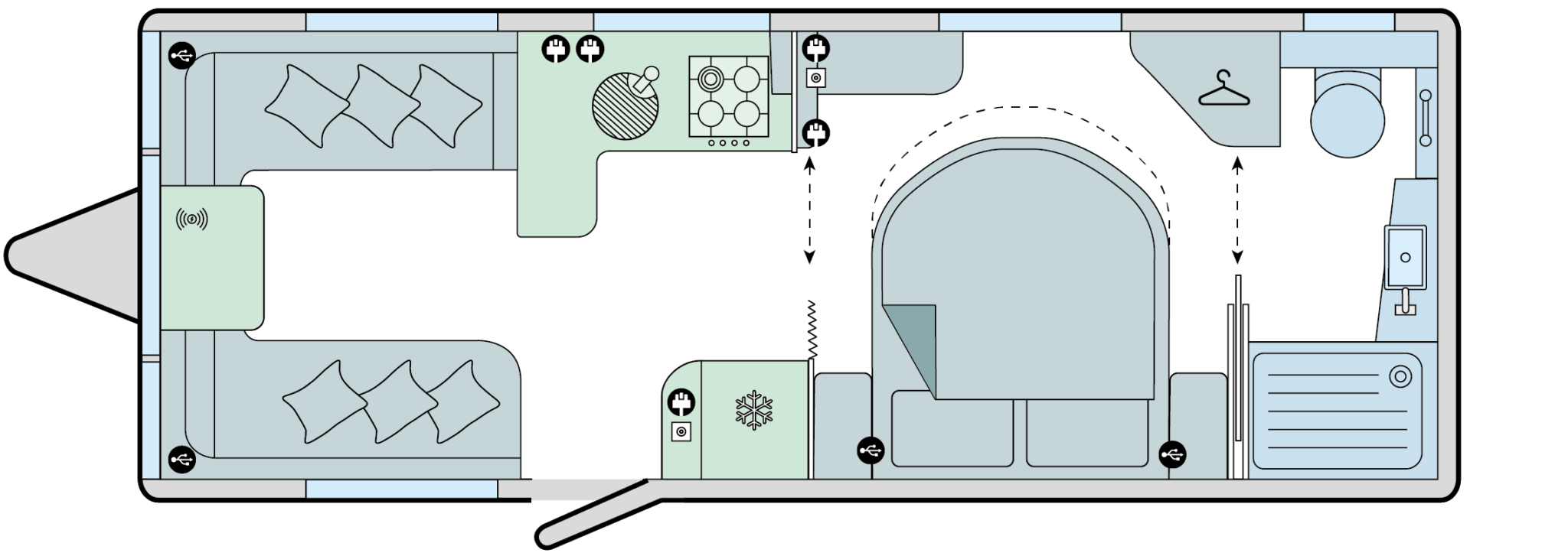 Alicanto Deluxe Evora layout drawing